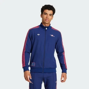 adidas Performance AU Men Football Arsenal Terrace Icons Track Top - Picture 1 of 9