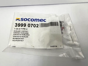 39990702 Socomec Hilfskontaktblock Öffner 2,8 A dc 3 A ac - Bild 1 von 2