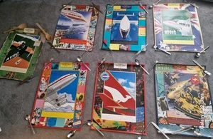 Qantas Airlines, Poster Set, Anniversary Set X7, Given To Staff Only, Rare - Picture 1 of 9