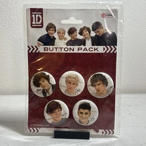One Direction Button Pack Rare 1D Media Limited Global Merchandising USA NEU - Bild 1 von 5