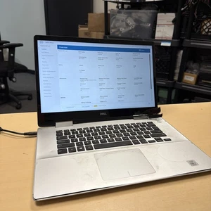 Dell Inspiron 5591 2-in-1 15,6" i7-10510U 4GB DDR4 senza HDD/OS schermo rotto RICAMBI - Foto 1 di 14