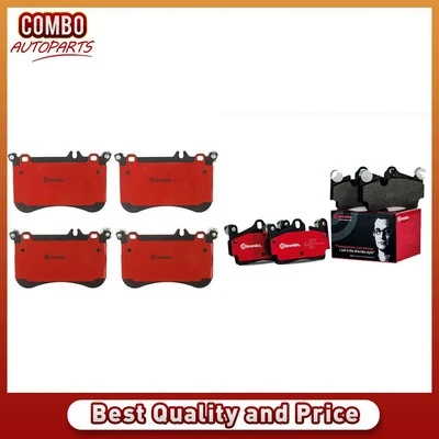Juego de pastillas de freno de disco delanteras traseras para Mercedes-Benz SLC43 AMG 2017-2018 Foto 1 de 4