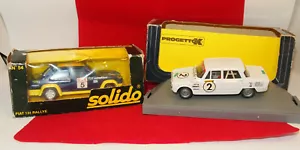 1:43 fiat 131 e Alfa romeo trofeo giulia (pilota mazza) progetto K e solido - Foto 1 di 7