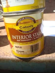CABOTS 250mm Interior Stain "MAPLE" PICK UP ONLY ROOTY HILL 2766 - Picture 1 of 1