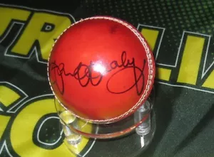 Ian Healy (Australian Legend) signed Red Cricket Ball + COA & Photo Proof - Picture 1 of 5