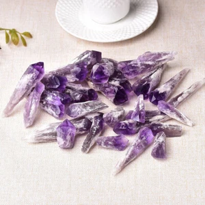 Präparat natürlicher Amethyst Quarz Kristall Geode Druzy Cluster Home 5-40g Zepter - Bild 1 von 8