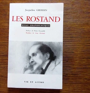 Graphologie LES ROSTAND Essai grapholoqique - Picture 1 of 5