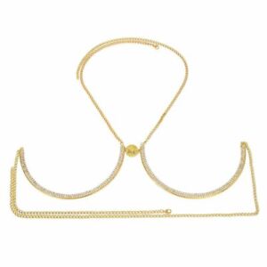2022 Sexy Coin Chest Bracket Bra Chain Harness Women Body Chain Necklace Jewelry