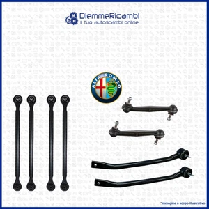 KIT BRACCI SOSPENSIONI POSTERIORI COMPLETI ALFA ROMEO 147 - 156 - GT - 8 PEZZI - Foto 1 di 1