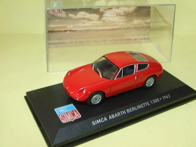 SIMCA ABARTH BERLINETTE 1300 Rouge 1962 ALTAYA 1:43 - Photo 1/1