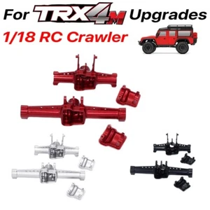 Upgrade CNC Metal Front Rear Axle Housing for 1/18 Traxxas TRX4M RC Crawler Car - Picture 1 of 17