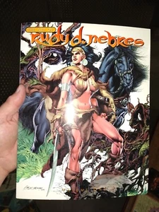 2000 Signed Autographed SQP publishing art of Rudy D Nebres vol 1 TPB - Picture 1 of 4