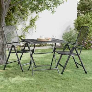 Gartentisch 80x80x72 cm Streckmetall Anthrazit - Bild 1 von 8