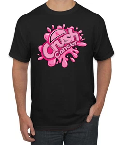 Camiseta Crush Cancer Drink Parodia Cáncer de mama para hombre - Imagen 1 de 25