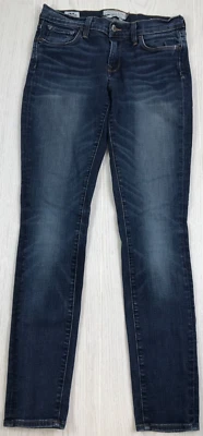 Lucky Brand Brooke Skinny Jeans Women 2/26 Blue White Oak Cone Denim Made In USA - Image 1 of 4