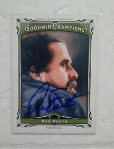 SAN DIEGO CHARGERS- DAN FOUTS AUTOGRAPH 2013 UPPERDECK GOODWIN CHAMPIONS #52 - Picture 1 of 2