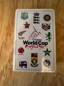 Playing cards. Cricket World Cup 99. New still sealed. 24 years old. Tracking. - Picture 1 of 2