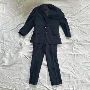 NWT - ISAAC MIZRAHI Boy's ST2035 Navy Blue Textured 3 PC SUIT Size 3T - Picture 1 of 13