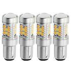 Led Lamp 4 Pieces Of Car Accessories Dustproof IP65 LED Yellow And White