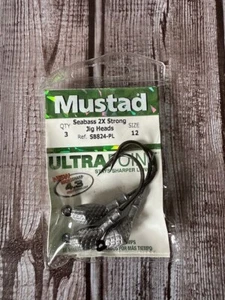 Mustad Seabass 2X Strong Jig Head Size 12 - Picture 1 of 3