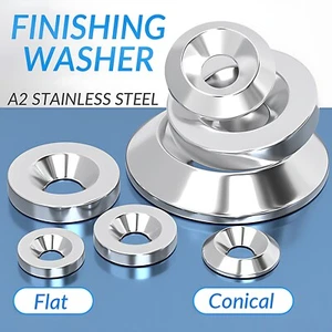 Countersunk Solid Cup Washer Marine Grade A2 Stainless Steel Finishing Washers - Picture 1 of 27