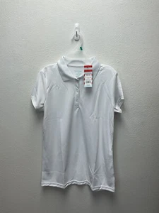 cat And Jack School Uniform White Polo Shirt Girls Size XXL 18 - Picture 1 of 3
