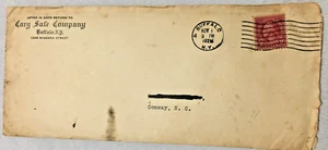 Buffalo NY postmark 1920s US Postal Cover Red 2 cent Washington stamp - Picture 1 of 4