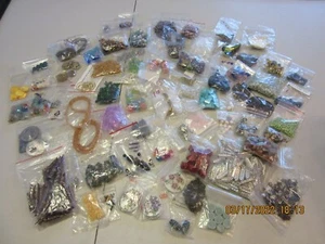 HUGE Lot of Jewelry Making Craft Supplies Beads Vintage Findings Brand New - Picture 1 of 11