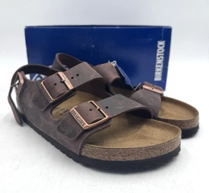 Birkenstock MILANO BS Women's NEW Sandal Brown Multiple Sizes (0034871) - Picture 1 of 10