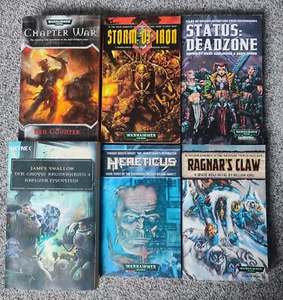 6 Warhammer 40K - Romane Hereticus Ragnar´s Claw Storm of Iron Englisch - Bild 1 von 2