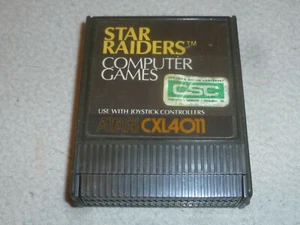 ATARI VIDEO GAME CARTRIDGE ONLY STAR RAIDERS COMPUTER CXL4011 400 800 XL XE CART - Picture 1 of 3