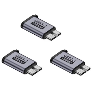 3X Micro-B Male to Type C Female Adapter Type-C USB3.0 Micro-B Connector5279 - Picture 1 of 7