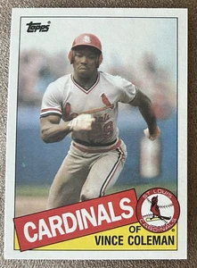 Vince Coleman • 1985 Topps Traded #24T • Rookie RC Cardinals Legend ⚾️ - Picture 1 of 2