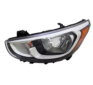 For Hyundai Accent 2015-2017 Headlight w/Bulbs Left Side 92101-1R710  CAPA C. - Picture 1 of 8