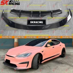 Kits de carrocería de difusor trasero labio delantero forjado/fibra de carbono para Tesla modelo S 2021-25 - Imagen 1 de 50