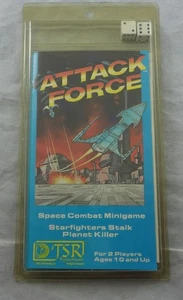 Attack Force Space Combat Minigame by TSR (1982) **UNPUNCHED** - Picture 1 of 2