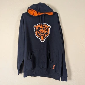 NFL Chicago Bears Sudadera con Capucha Azul Marino Unisex XL Alto Fútbol - Imagen 1 de 8