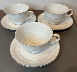 Drei Tassen/Untertassen Paar - Fresko von Sango Fine China 3540 sechs Teile insgesamt gebraucht - Bild 1 von 17