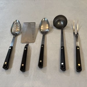 Juego de 5 utensilios de acero inoxidable Sears Maid of Honor espátula corta de colección hecha en EE. UU. - Imagen 1 de 4