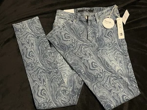 Joe's Marble Skinny Denim Jeans Girls 14 High Rise Fit Swirls Retro  - Picture 1 of 7