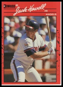 JACK HOWELL CALIFORNIA ANGELS 1990 DONRUSS BASEBALL CARD #254 - Picture 1 of 2