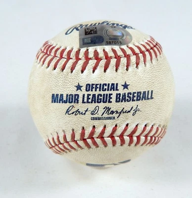 2023 Nationals Game Used Baseball Patrick Corbin Gabriel Moreno StrikeOut - Image 1 of 3