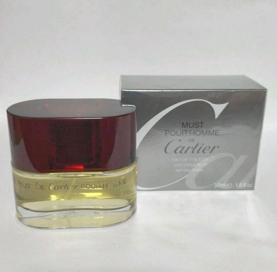 Must Pour Homme by Cartier 1.6 Oz/50ml Eau De Toilette Men Spray