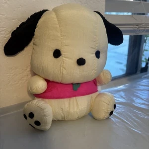 Sanrio Vintage 1993 Pochacco Puffalump Nylon 9 Zoll Plüschpuppe - Bild 1 von 9