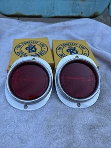KD 333R Trifles Plastic Reflector RED - A Pair - Picture 1 of 6