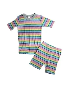 Hanna Andersson Short Johns taglia 12 righe estivo leggero biologico - Foto 1 di 3