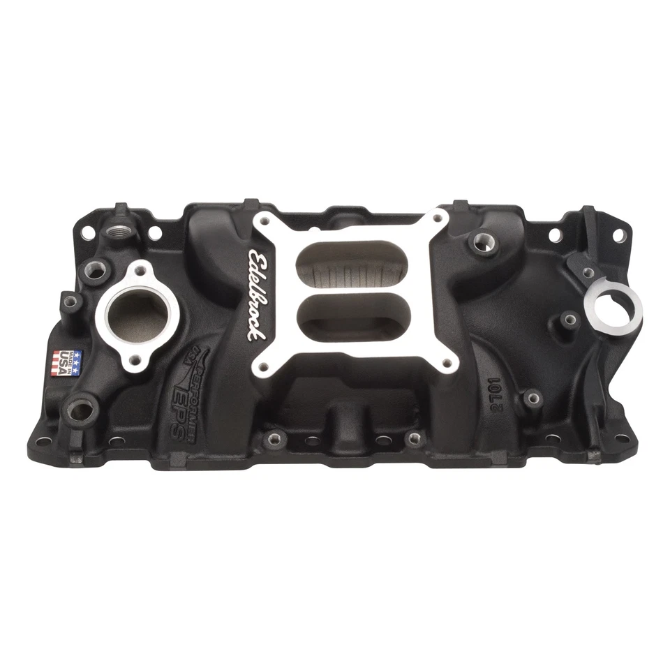 Edelbrock Engine Intake Manifold Fits 1961 Chevrolet Parkwood - Image 1 of 4