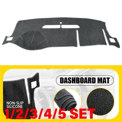 Capa painel tapete cinza para 2007-13 Chevy Silverado Suburban Tahoe 1-5SET - Imagem 1 de 4