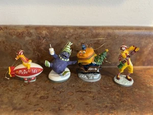 QUATTRO DECORAZIONI NATALIZIE VINTAGE MCDONALD'S MCMEMORIES - Foto 1 di 12