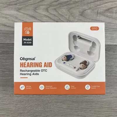 Audífonos/amplificadores recargables con cancelación de ruido JH-A260 para personas mayores Foto 1 de 4
